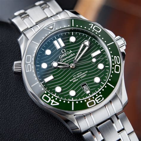 omega seamaster green face|omega seamaster professional white dial.